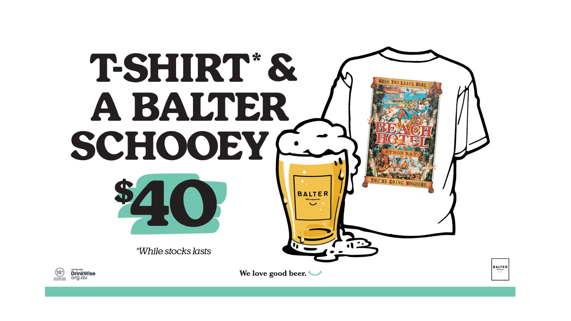 T-SHIRT & A BALTER SCHOOEY $40