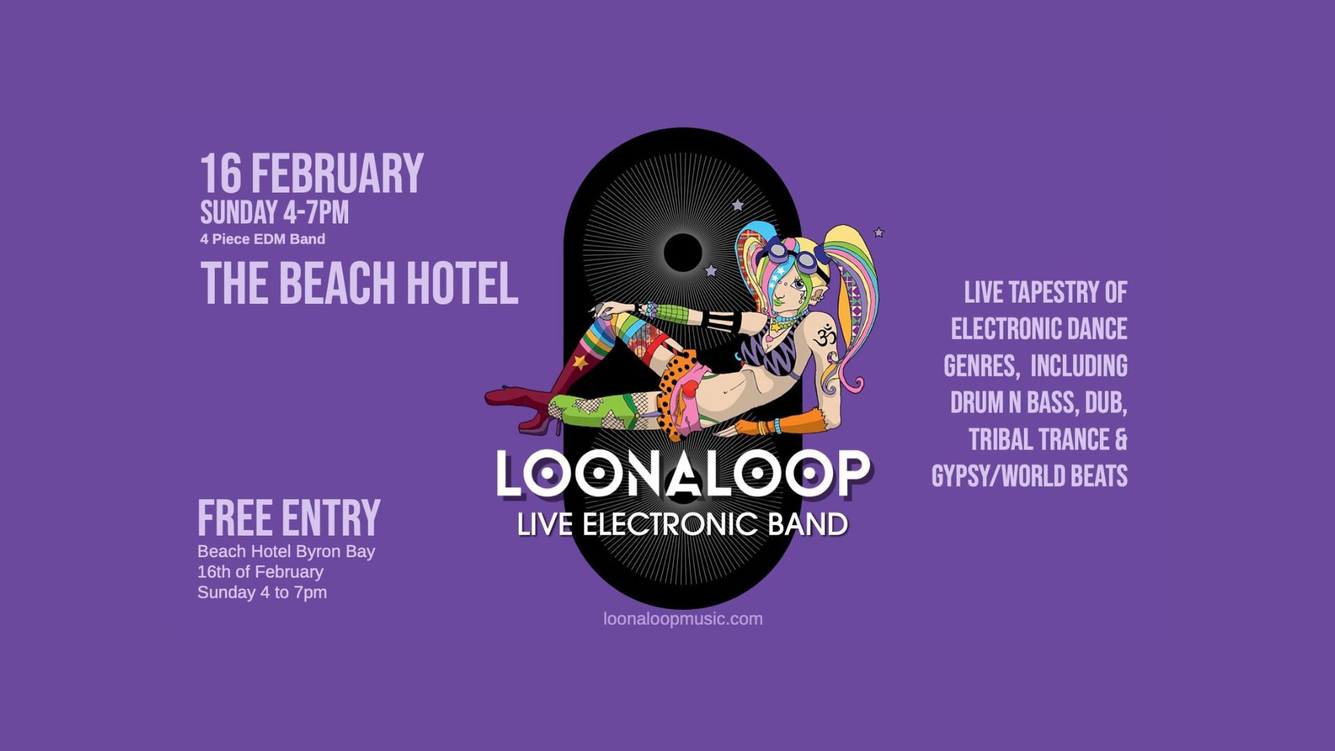 Loonaloop | FREE SUNDAY ARVO SHOW!